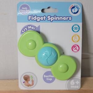 Step Ahead Green Suction Cup Fidget Spinner for Bath Time - NEW
